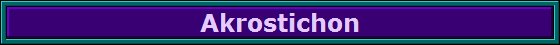 Akrostichon